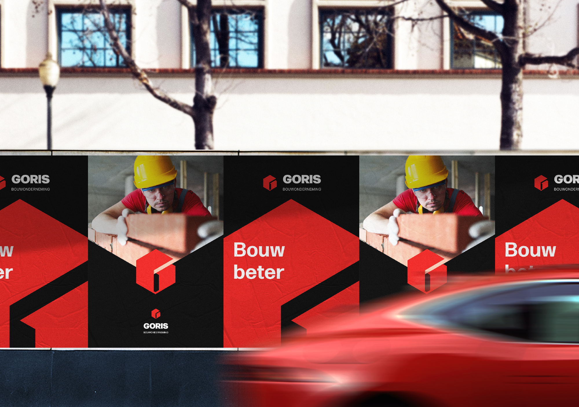 Goris bouwonderneming branding design