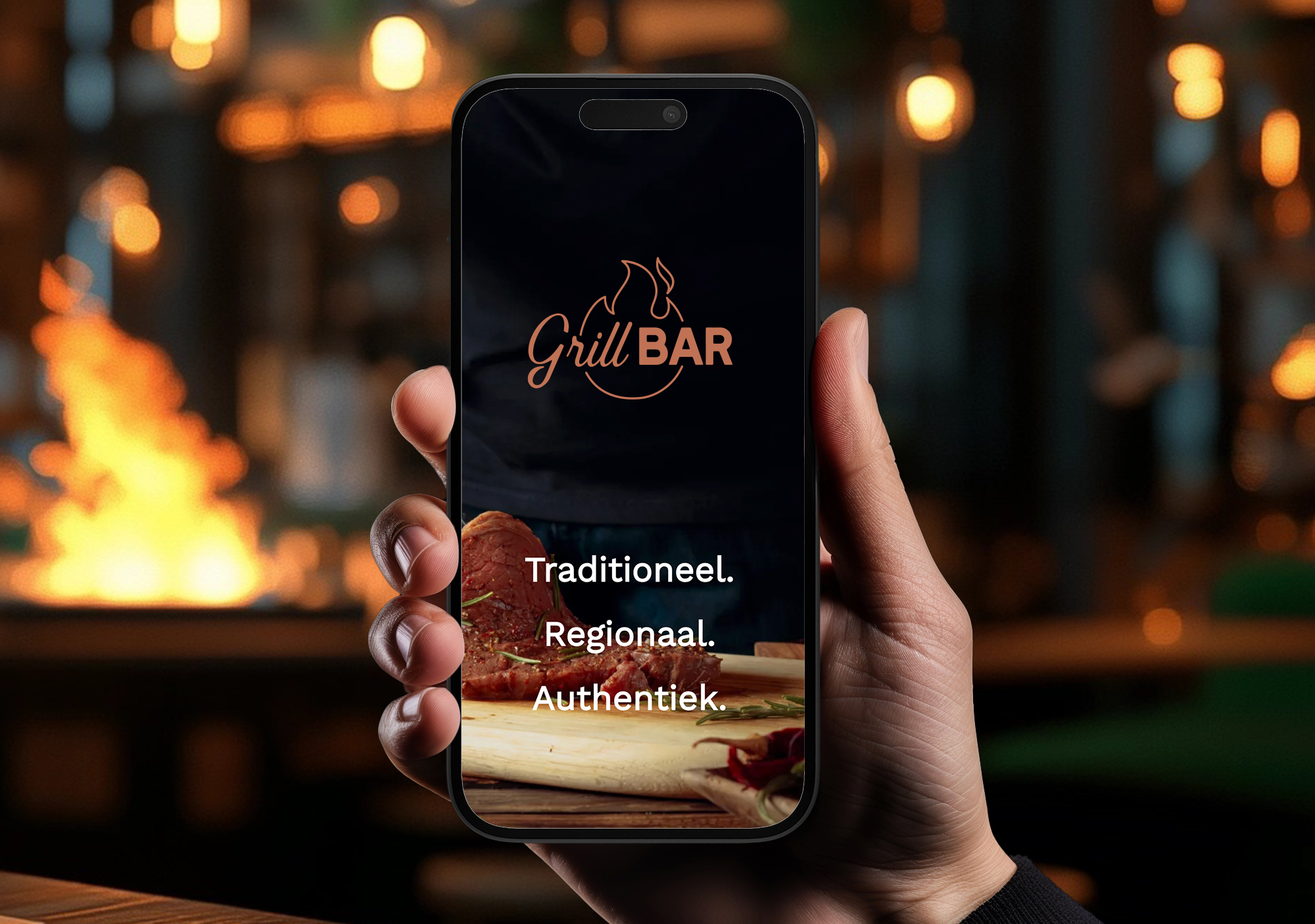 Grill Bar website design