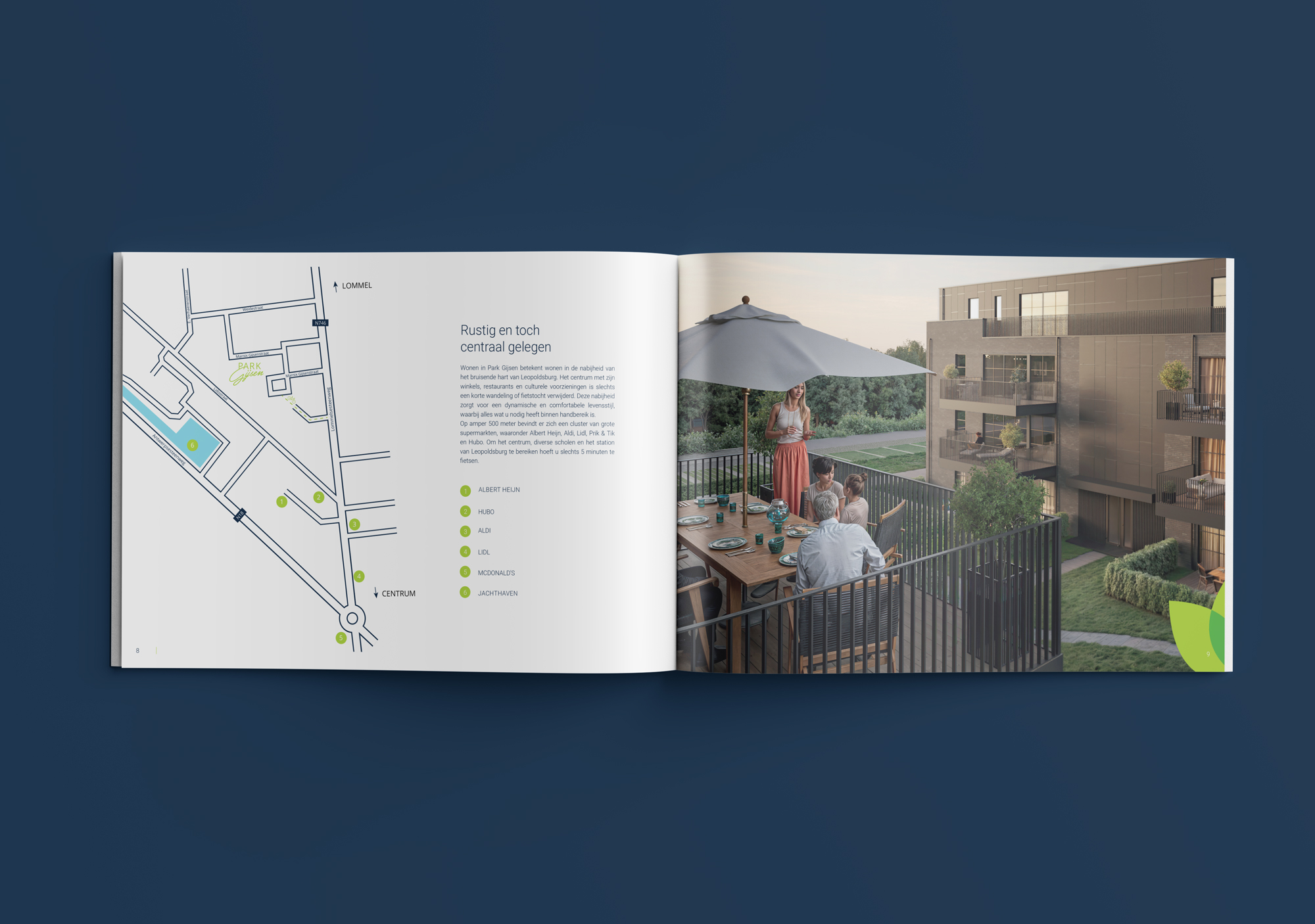 Park Gijsen brochure ontwerp Vastgoed