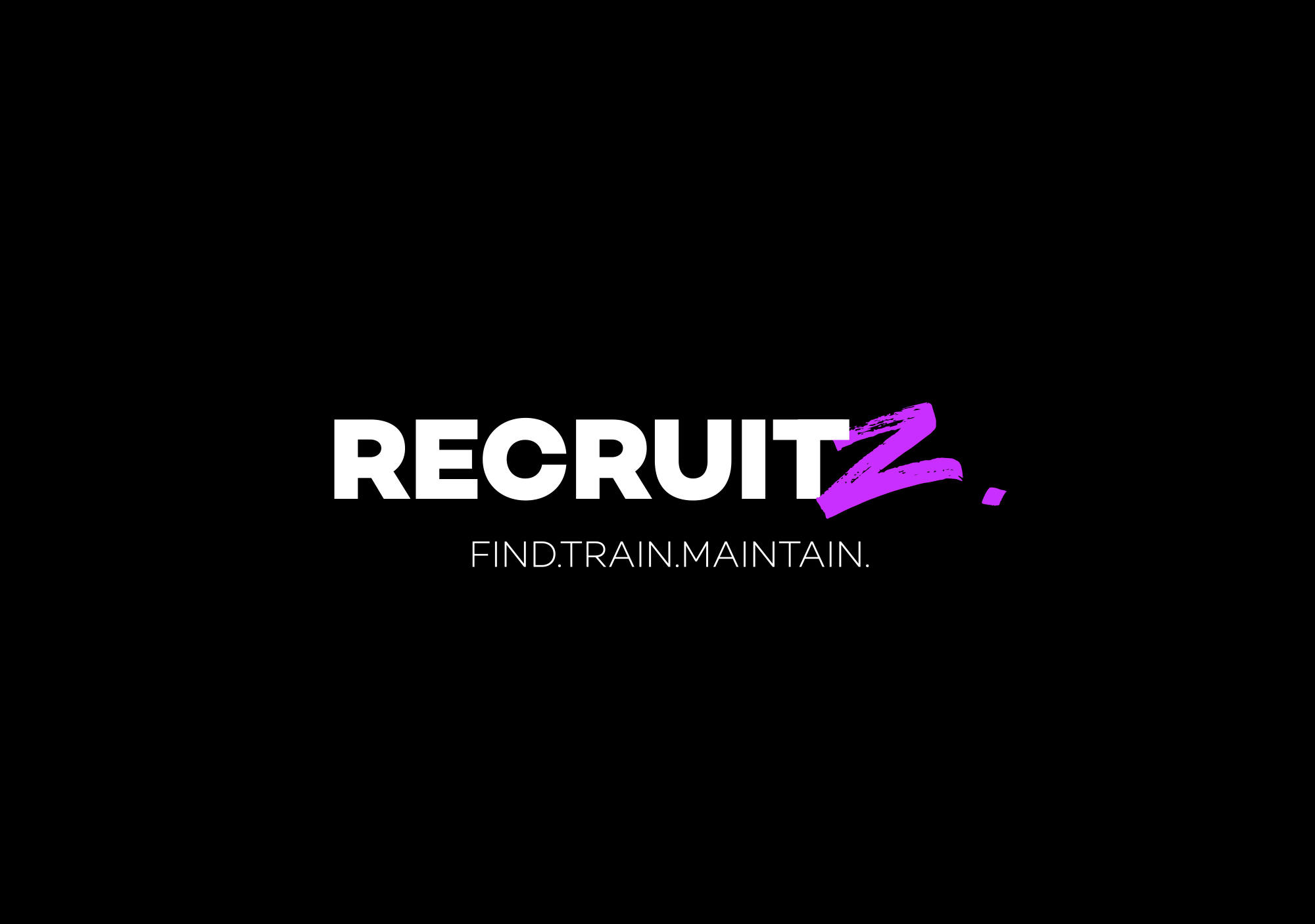 3 Ontwerp Recruitz Logo design
